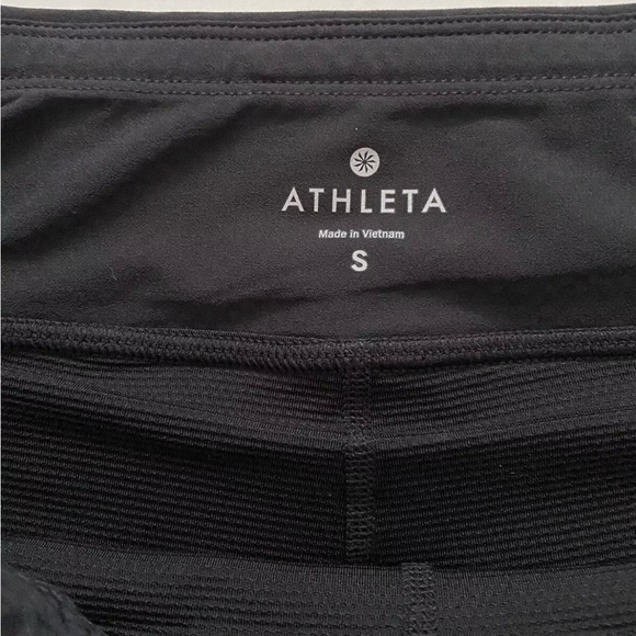 Athleta Black Tennis•Golf•Workout Skirt Skort Back Zip Pocket Side Pockets S - Picture 4 of 6